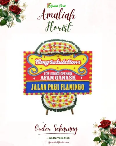 Bunga Papan Congratulation di Garuntang